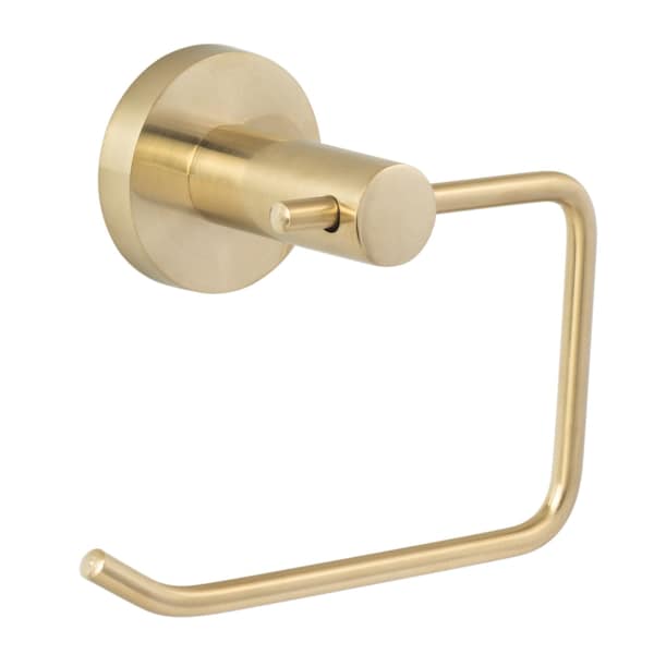 Sure-Loc Hardware Sure-Loc Hardware Lugano Paper Holder, Satin Brass - LG-PH1 SB