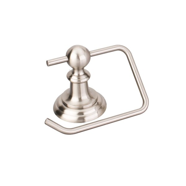 Elements By Hardware Resources Fairview Satin Nickel Euro Paper Holder - Contractor Packed 2PK - BHE5-07SN