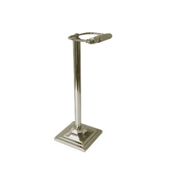 Nusteel Standing Toilet Tissue Holder - Brushed nickle finish - HI30668