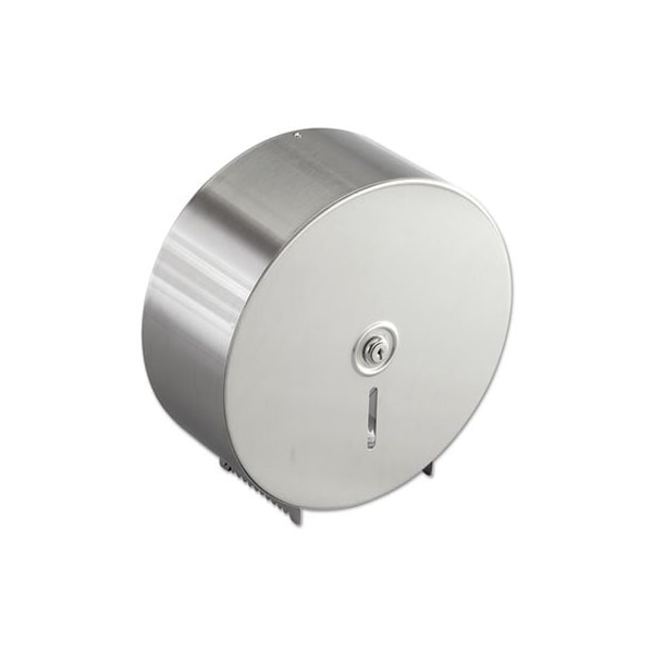 Bobrick Washroom Bobrick, Jumbo Toilet Tissue Dispenser, Stainless Steel, 10 21/32 X 4 1/2 X 10 5/8 - 2890