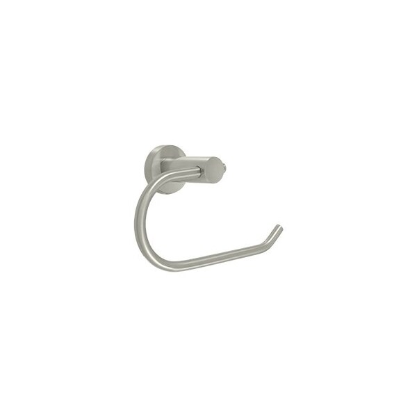 Deltana Nobe Series Satin Nickel Toilet Paper Holder, Single Post, 10PK - BBN2001-15-XCP10