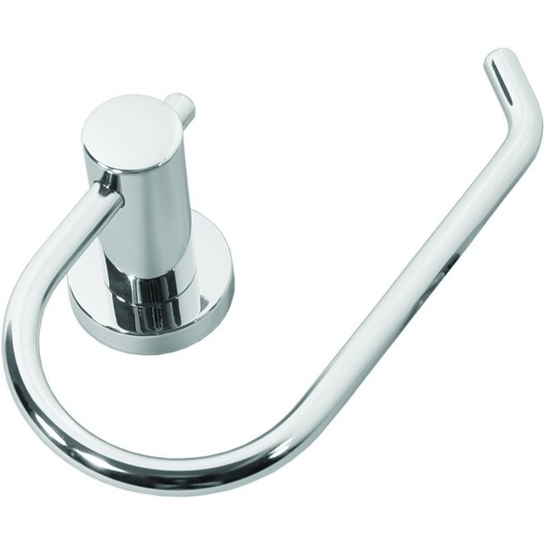 Deltana Chrome 6-3/8 Zinc C Shaped Single Post Toilet Paper Holder from the Nobe Series, 10PK - BBN2001-26-XCP10