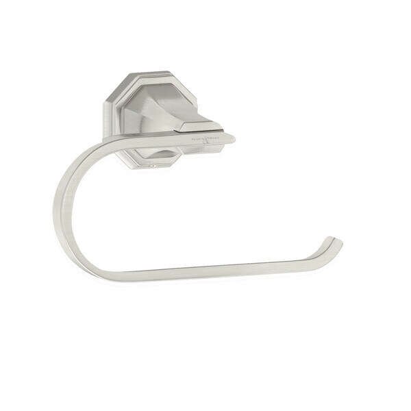 Perrin & Rowe Deco Toilet Roll Holder Satin Nickel - U.6148STN