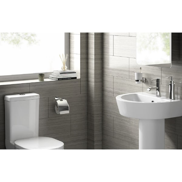 American Imaginations 5.67-in. W Toilet Paper Roll Holder_AI-3049 - AI-3049