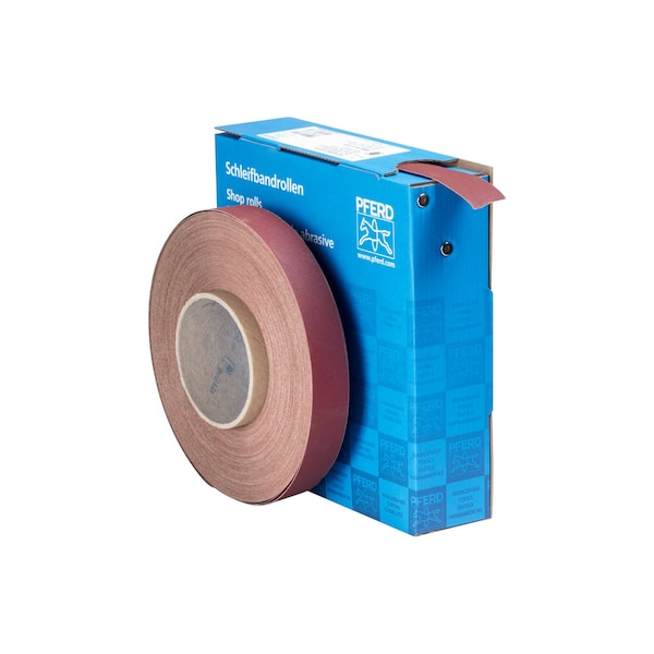 Rollo de tienda de 1" - Resina/pesado de resina - Rollo de 50 yardas - Oxido de aluminio - 320 grano - 47125