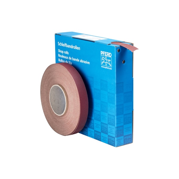 Pferd 1" Rollo para taller - Resina/Resina Heavy Duty - Rollo de 50 yardas - Óxido de aluminio - 150 Granos - 47120