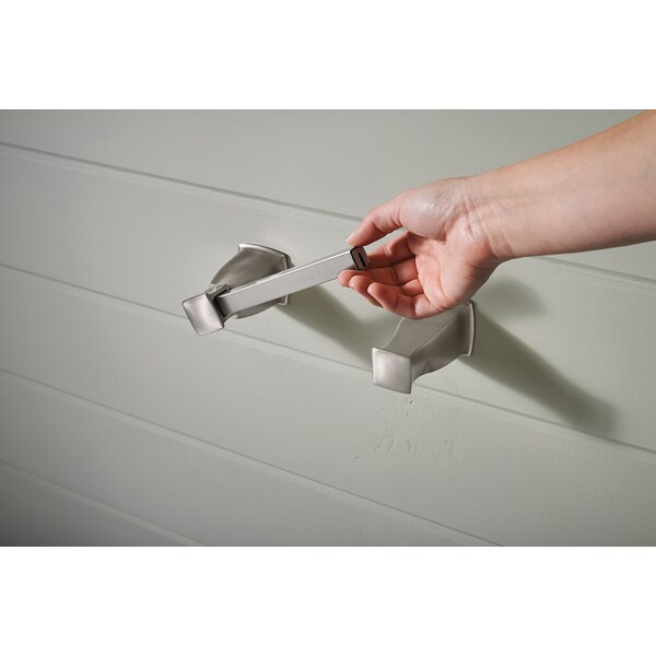 Moen Hensley Brushed nickel pivoting paper holder - MY3508BN