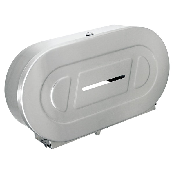 Bobrick Toilet Tissue 2 Roll Dispenser, Stainless Steel, Jumbo - 2892
