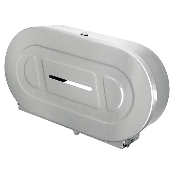 Bobrick Toilet Tissue 2 Roll Dispenser, Stainless Steel, Jumbo - 2892