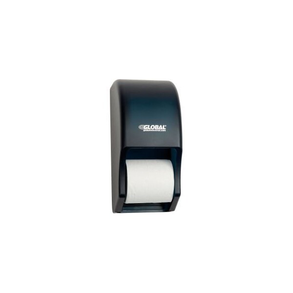 Palmer Fixture Co GEC Plastic Standard Double Toilet Tissue Dispenser, Two 5-1/4" Rolls, Gray - RD002801-013