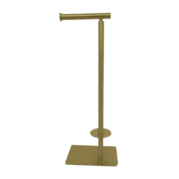 Kingston Brass CC8007 Freestanding Toilet Paper Holder, Brushed Brass - CC8007