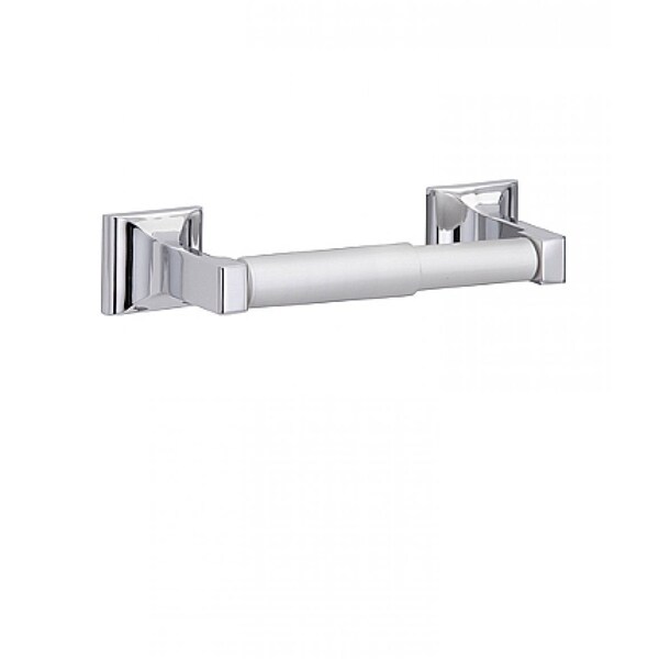 American Imaginations 7.5-in. x 3-in. Toilet Paper Roll Holder Chrome - AI-34931