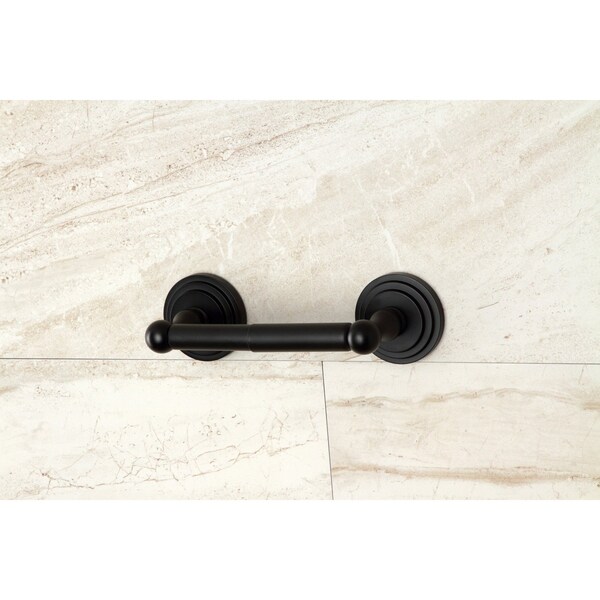 Kingston Brass Toilet Paper Holder, Matte Black - BA2718MB
