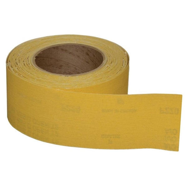 Rollo de óxido de aluminio dorado de 400 gramos de peso cubic feet con recubrimiento de estearato de 4-1/2 pulgadas x 10 yardas de grano 400 - PGA168
