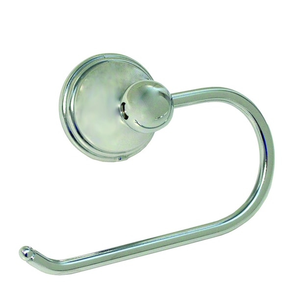 Jones Stephens Chrome Euro Toilet Paper Holder, Bell Style with Concealed Screw - 97302