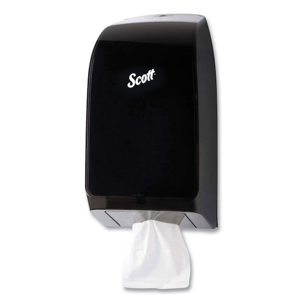 Scott Hygienic Bathroom Tissue Dispenser, 7 x 5.73 x 13.34, Black - 39728