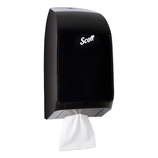 Scott Hygienic Bathroom Tissue Dispenser, 7 x 5.73 x 13.34, Black - 39728