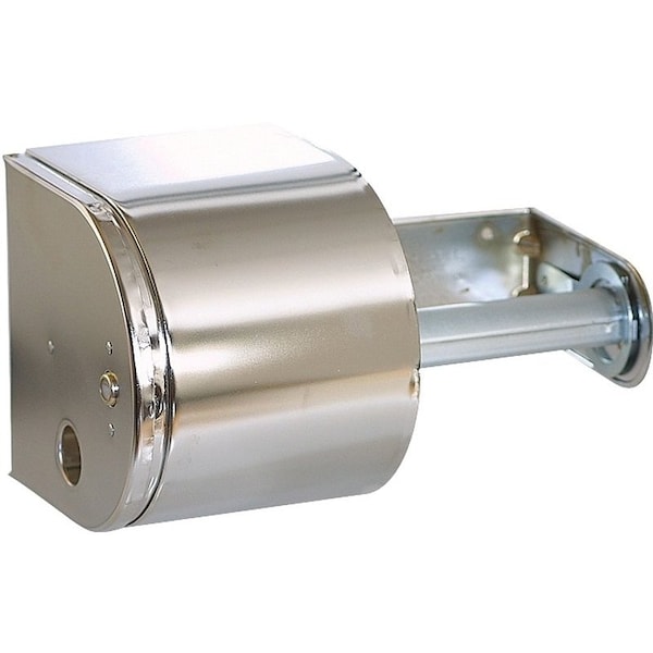 North American Paper NORTH AMERICAN PAPER 57320 Tissue Dispenser, 5 in Dia x 4-1/2 in W Roll Steel, Chrome - 57320