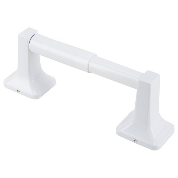 Boston Harbor Paper Holder, Plastic/Zinc, White, Wall Mounting - L3656-51-07-3L