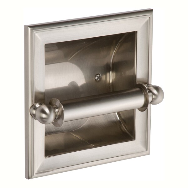 Ginger Columnar Toilet Paper Holder, Satin Nickel - 4528/SN