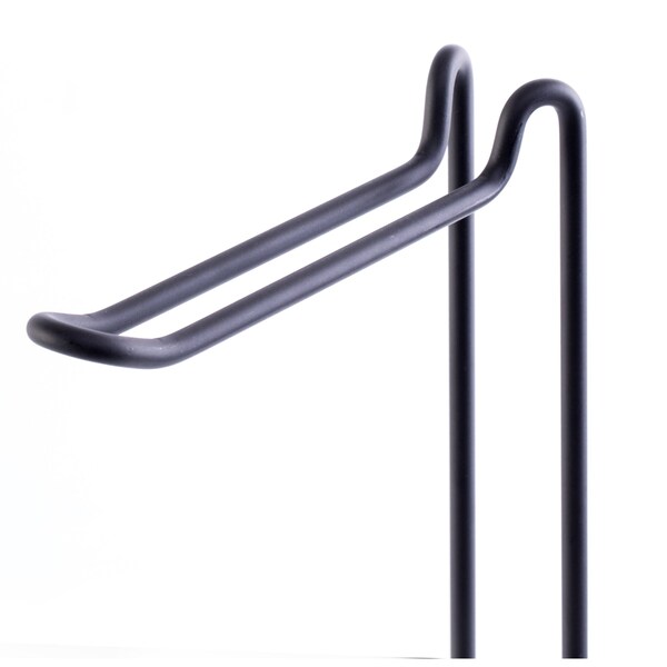 Basicwise Metal Toilet Paper Holder with Magazine Rack - QI003489
