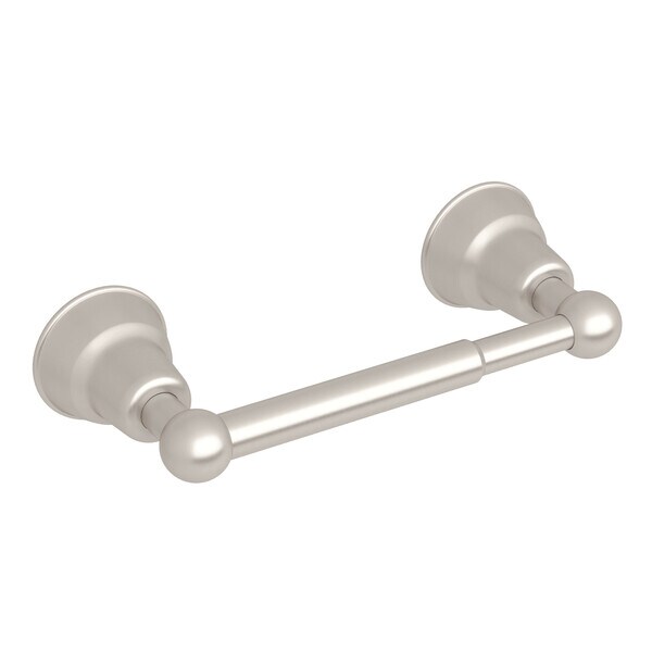 Rohl Single Spring Loaded Toilet Paper Holder In Satin Nickel - CIS18STN