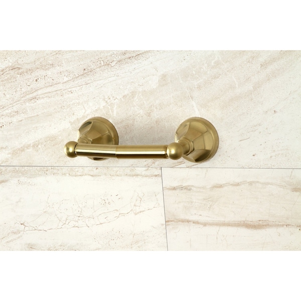 Kingston Brass Toilet Paper Holder, Brushed Brass - BA4818BB