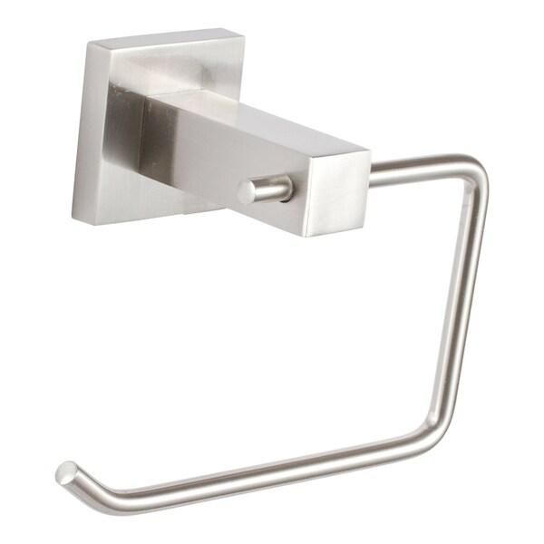 Sure-Loc Hardware Sure-Loc Hardware Baden Euro Paper Holder, Satin Nickel - BD-PH1 15
