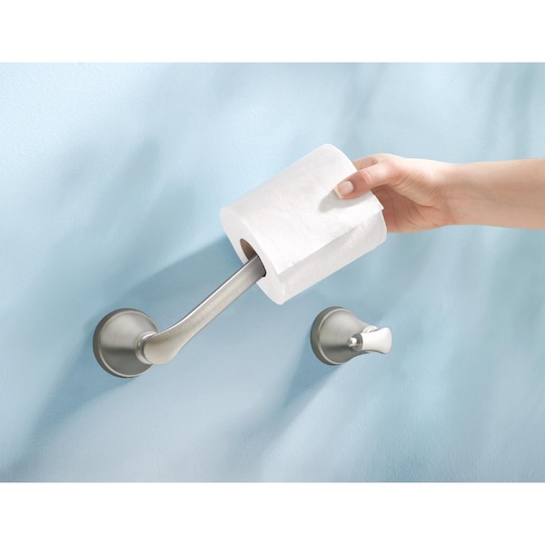Moen Moen Tiffin Brushed Nickel Toilet Paper Holder - MY4808BN