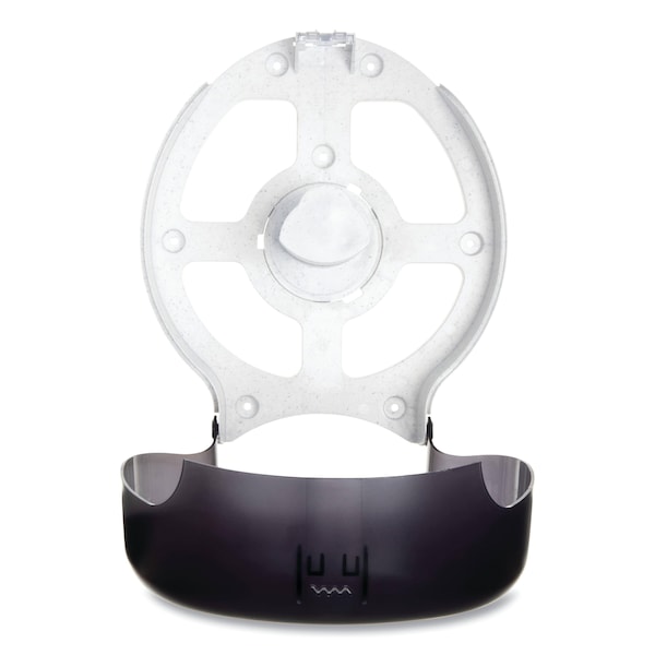 San Jamar Single 12" JBT Bath Tissue Dispenser, 1 Roll, 12.9x5-5/8x14-7/8, Black - SAN R6000TBK