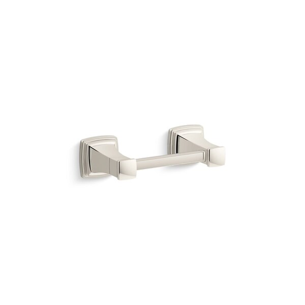 Kohler Riff Pivoting Toilet Paper Holder, Polished Nickel - 27413-SN