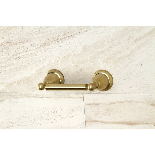 Kingston Brass Toilet Paper Holder, Brushed Brass - BA1758BB