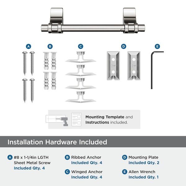Amerock Davenport Brushed Nickel Transitional Pivoting Double Post Toilet Paper Holder - BH36051G10