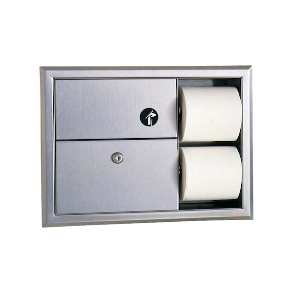Bobrick Sanitary Napkin Disposal, Toilet Tissue - 3094