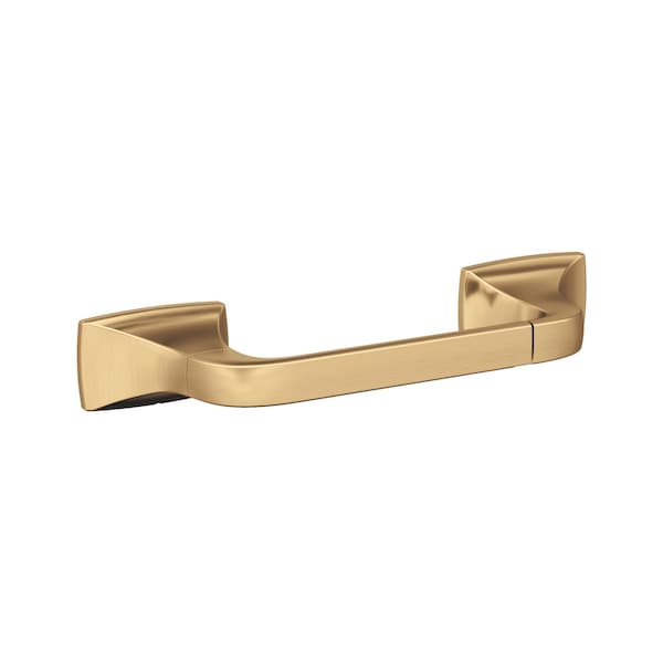 Amerock Highland Ridge Champagne Bronze Transitional Pivoting Double Post Toilet Paper Holder - BH36011CZ