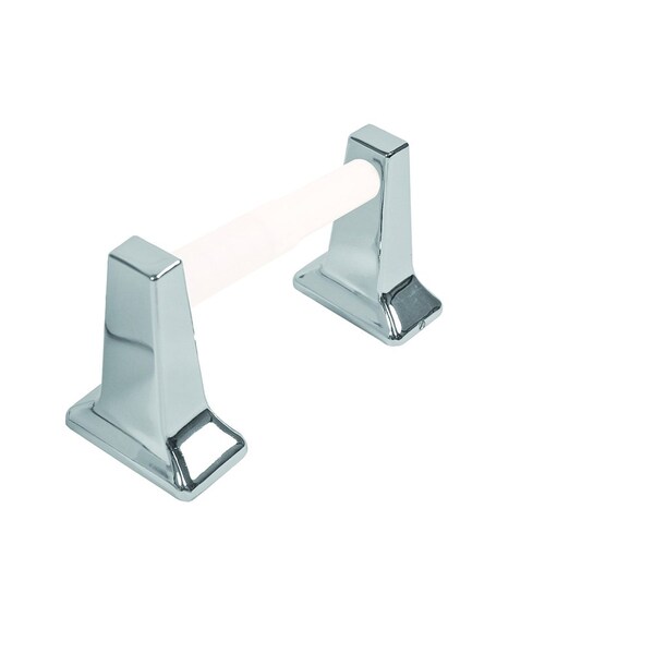Jones Stephens Chrome Plated Concealed Mount Tower Post Toilet Paper Holder - 97188