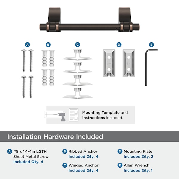 Amerock Davenport Oil Rubbed Bronze Transitional Pivoting Double Post Toilet Paper Holder - BH36051ORB