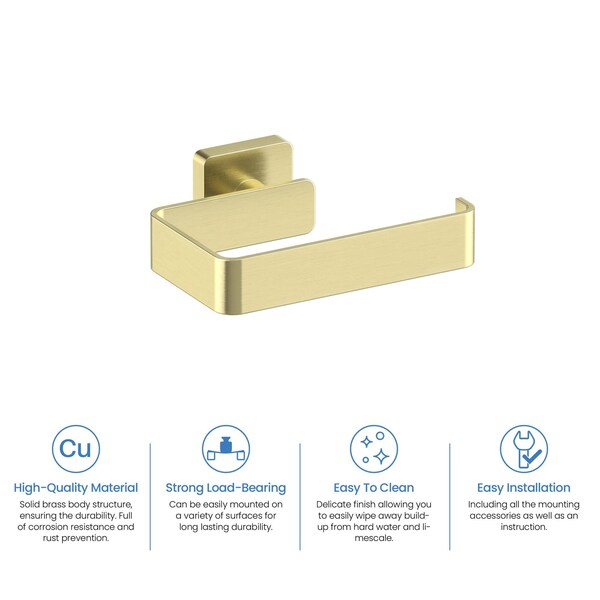 Kibi Blaze Bathroom Toilet Paper Holder - KBA1602BG