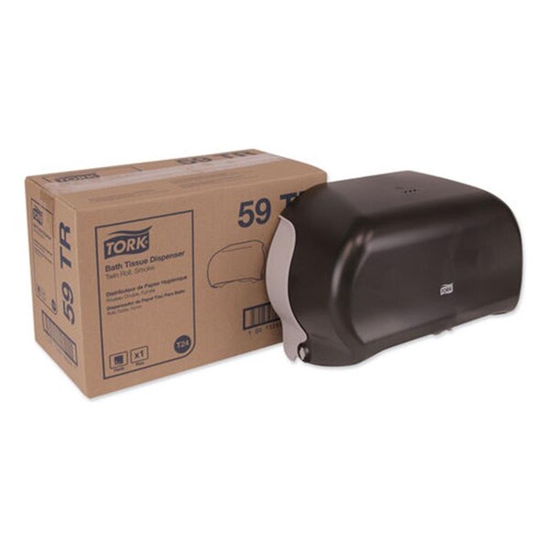 Bedding Beyond TRK Twin Standard 2 Roll Bath Tissue Dispenser Smoke - BE3749825