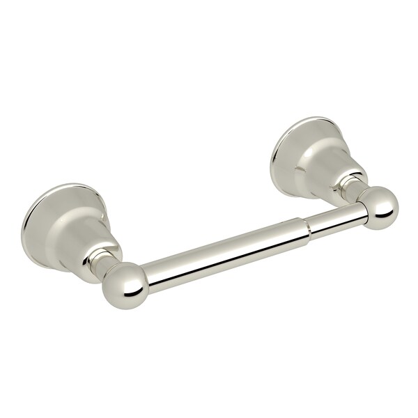 Rohl Single Spring Loaded Toilet Paper Holder In Polished Nickel - CIS18PN