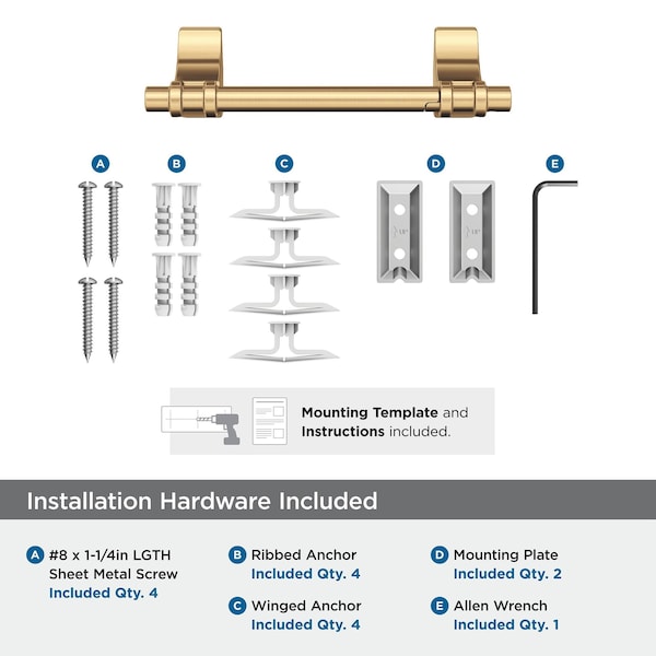 Amerock Davenport Champagne Bronze Transitional Pivoting Double Post Toilet Paper Holder - BH36051CZ