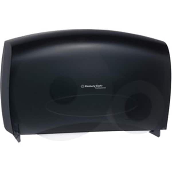 Comfortcorrect JRT Unit Bathroom Tissue Roll Dispenser - Smoke - 13.1in.H x 20.4in.W x 5.8in.D - CO3208936