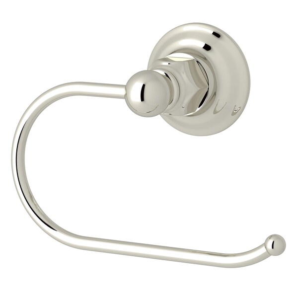 Rohl Italian Bath Hook Toilet Paper Holder In Polished Nickel - ROT8PN