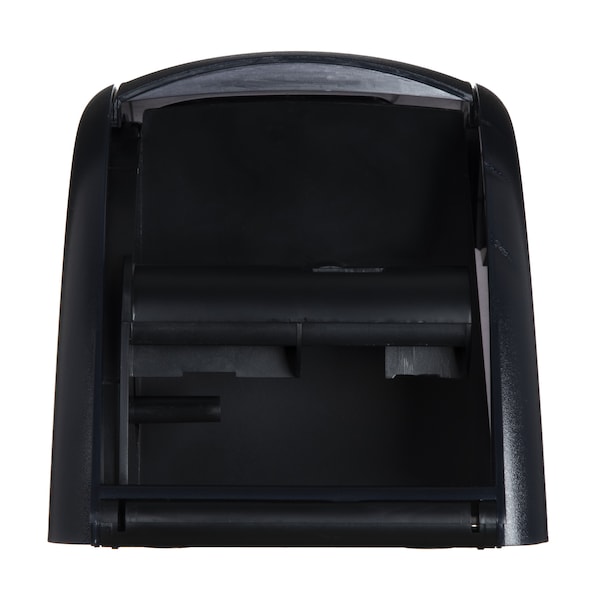 San Jamar Duett Standard Bath Tissue Dispenser, Oceans, 7 1/2 x 7 x 12 3/4, Black Pearl - R3590TBK