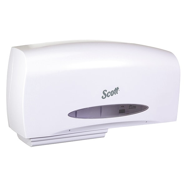 Kimberly-Clark Professional Toilet Paper Dispenser, (2) Rolls, White - 09609