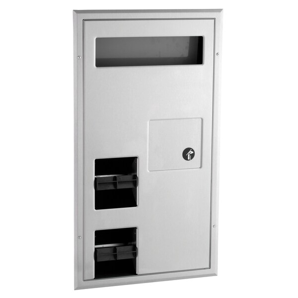 Bobrick Seat-Cover Dispenser, Sanitary Napkin - 3571