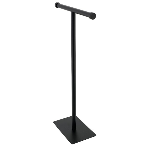 Kingston Brass CC8100 Freestanding Toilet Paper Stand, Matte Black - CC8100