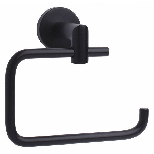 Taymor Toilet Paper Holder, Black, 6-3/4"W, 1 Roll - 04-2838BLK