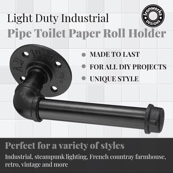 Ironwerks Designs Electroplated Toilet Paper Holder - TOILET_PAPER