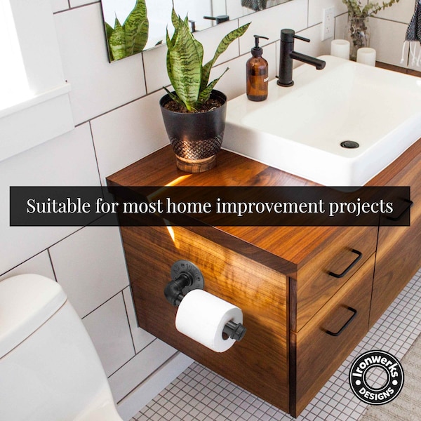 Ironwerks Designs Electroplated Toilet Paper Holder - TOILET_PAPER